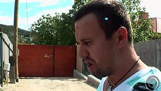 Jessica Moore soaks up sun and gets Lauro Giotto’s load! What a double penetration thrill!