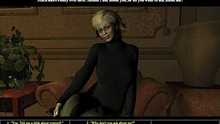 Blonde Plays with Shaved Pussy in Lingerie