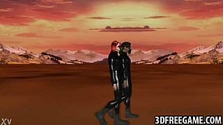 Redhead 3D Cartoon Babe Sucks Cock Intriguingly