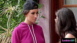 Big Tits Babe Seduces Nerdy Lesbian With Face Sitting And Tribbing.