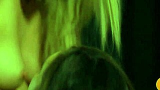 These two women experiencing sex in their romantic embrace