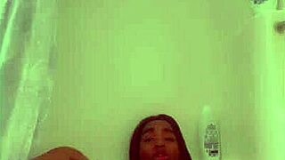 Davina's Wet Pussy Playtime With Bathing And Blowjob