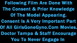 doctor tampa gives blaire celeste sports physical with nurse stacy shepard