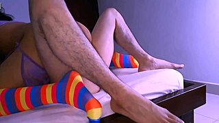 The exchange student is tender but passionate in private