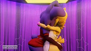 Fredina's Nightclub Orgy With Shemale Cumshots!