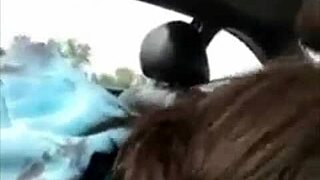 Swallowing that hot cock in the afternoon rush!