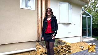 ariana at 22 handles two huge cocks in her first french trio adventure