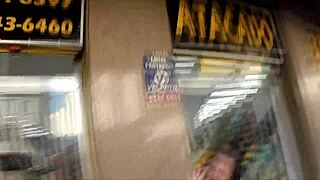 Elisa Sanches and Dinni Gata hunt pussy in Porto Alegre's center with Joy Cardozo.