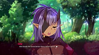 Lucy Catches Elf With Huge Monster!