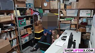 helpless shoplifting teen punished in office