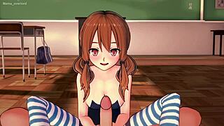Teen step sister has sex while swimming in a swimsuit in new 3D hentai video