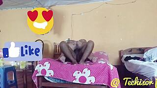 Amateur sex with chubby Latina Techisor Jr in hotel