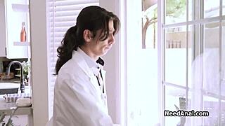 doctor mira gives patient anal fingering and masturbation checkup at home