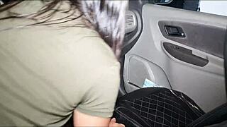 I crave tearing my ass with Alex Lima’s huge cock in car