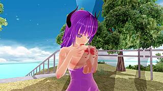 Uite 3D hentai fund mare țâțe mari în plasă primind muie