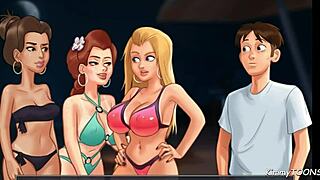 College babes spin bottle for monster cock