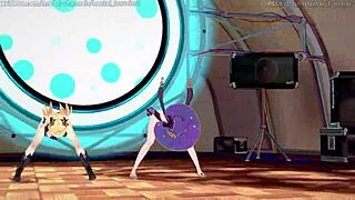 Genshin Impact MMD with Layla and Kirara in Timber Dance