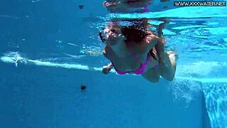 what's hotter than russian jessica lincoln splashing in the pool?