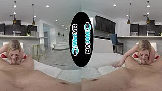 that horny nurse is getting fucked so hard in pov vr, big tits bouncing 😈