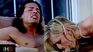 beautiful model girl gets hard fuck in doggystyle position with shaved pussy