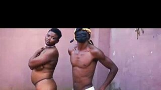 African neighbor's wife performs blowjobs.