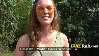 prude russian girl picked up and banged hard in forest