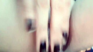 Bisexual Stepmom Fingers Herself Hard in Real Amateur Clip!