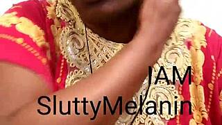 Black ebony milf, what turns you on during solo masturbation?
