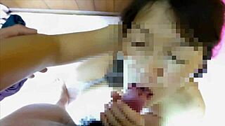 mature milf eagerly licks cock in blowjob