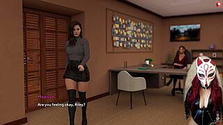 Russian Brunette's Big Tits Upskirt Tease In College Outdoors