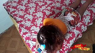 How Does Cute Stepdaughter Cum on Your Face?