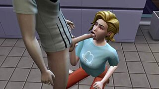 the sims - young 18+ man fucks his boss