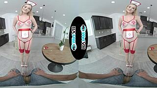 that horny nurse is getting fucked so hard in pov vr, big tits bouncing 😈