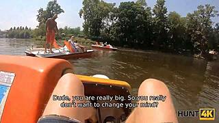 Amazing Blonde Elsa Jean Stripping Naked on a Bed of Roses, Looking Absolutely Stunning!