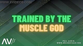 findom master gets cock worship from gay sub in garage