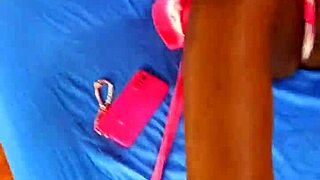 Petite Spanish Stepsister Shows Shaved Pussy for Close-Up Play