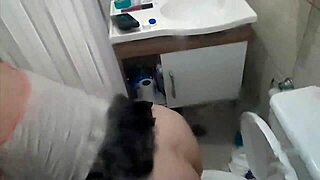 she sneaked into my bathroom with that big ass