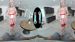 Nadržená sestra tvrdě šukaná v POV VR prsa poskakují 😈