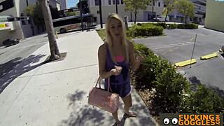 Blonde Rides Dick For Cash?