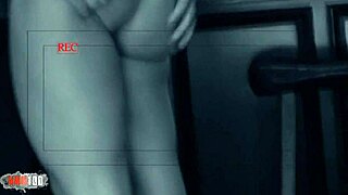 Peeking At Adulterous Couple With Big Tits