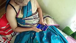 Indian Nisita Baudi Masturbates Sensually with Eggplant on Ranch