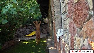 Wow, check this girl next door sucking cock and getting anal reamed hard!