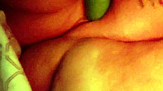 Intense pussy play with vibrator and maledom toys