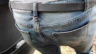 Risky Fucking In The Forest Through The Car!