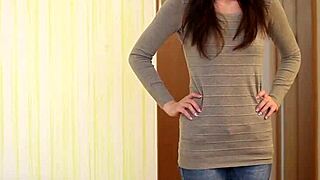 just a milf casting in hotel, sneaking with a client