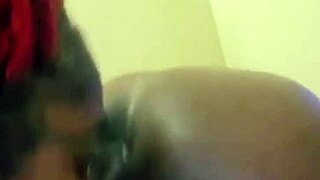 Big breasted babe sucks and milks big black cock