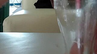 bottle in ass for some anal assplay.