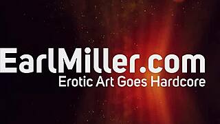 madison mason bends over, dildo fucking her wet shaved pussy to orgasm.