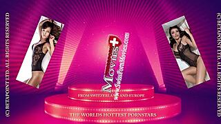 Gina, 27, undergoes a BDSM slave casting session with bondage and cumshot.