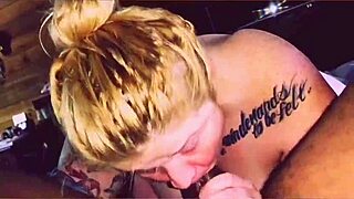 Savannah Jones's sloppy homemade pleasure with tattooed Leroy Love – interracial amateur delight.